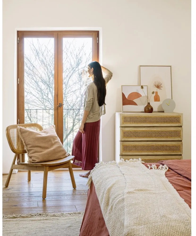 Komoda z 4 szufladami z drewna Mindi Kave Home Rexit
