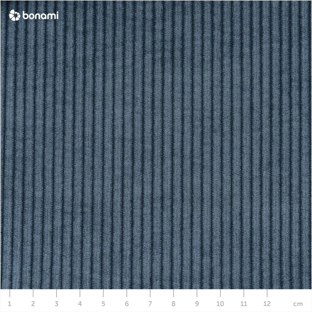 Ciemnozielona sofa rozkładana ze sztruksową tapicerką Karup Design Grab Raw/Pale Blue
