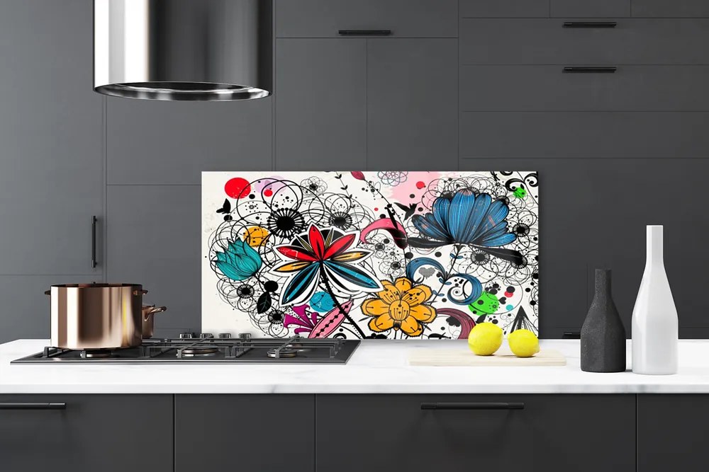 Panel Kuchenny Dynamiczna Kompozycja Kolorów