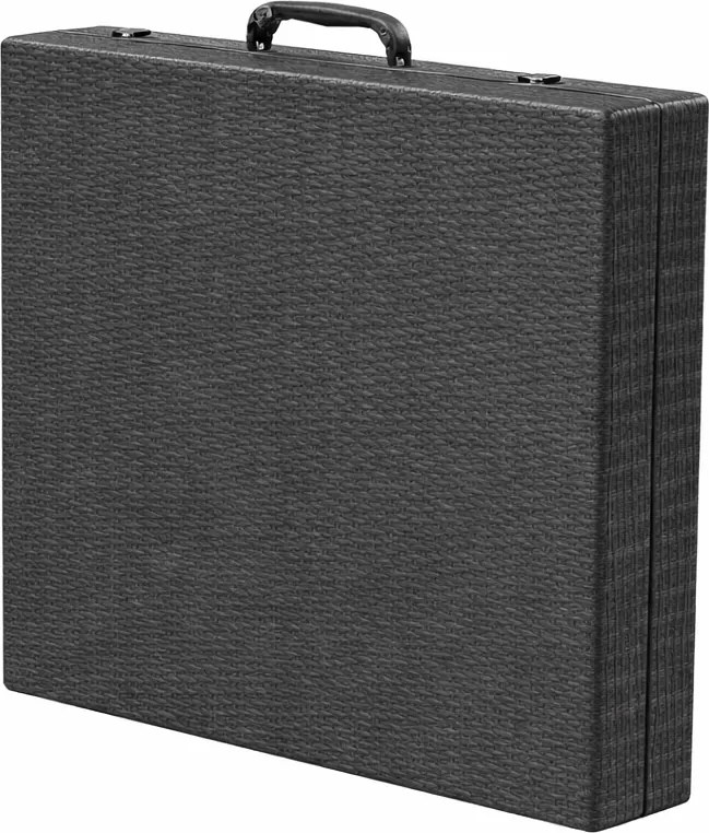 Leżak ogrodowy basenowy Aquaris SL-01C z poduszką, składany, kolor szary