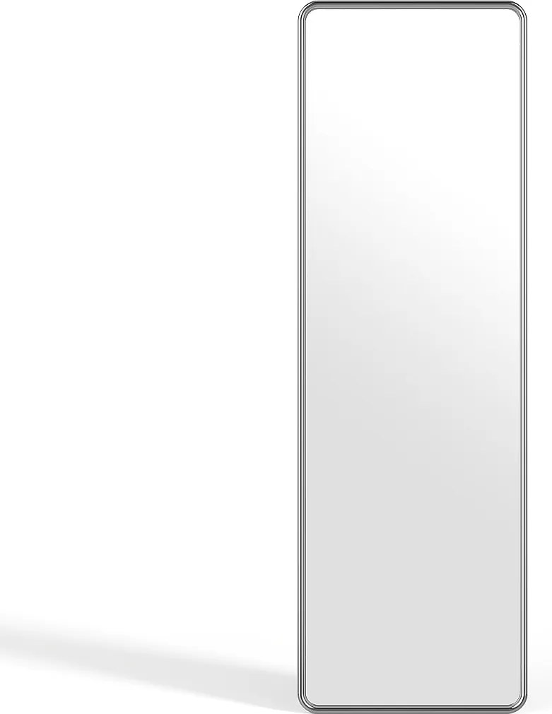 Lustro prostokątne aluminiowe - dł. 55 x wys. 170 cm - Chromowane - REFLEYA