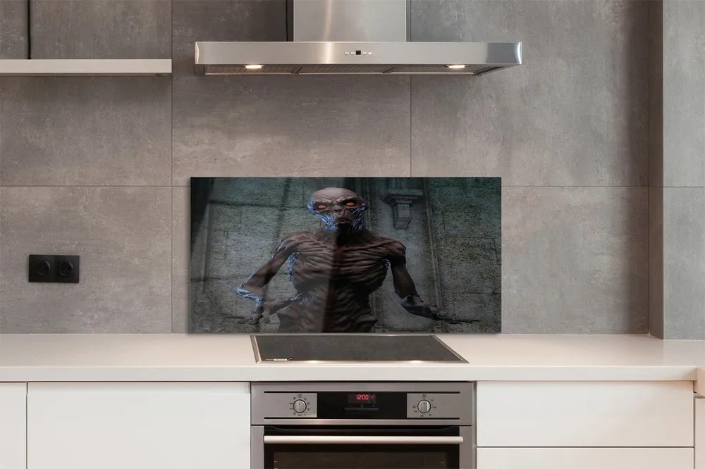 Panel szklany do Kuchni Zjawa w Opuszczonym Budynku