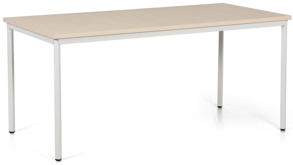 Stół jadalniany TRIVIA, 160x80 cm, szara podstawa, brzoza