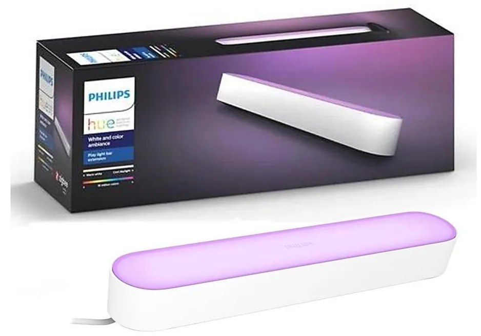 Philips -Rozszerzenie LED RGB Ściemnialna lampa stołowa Hue PLAY LED/6W/230V czarna