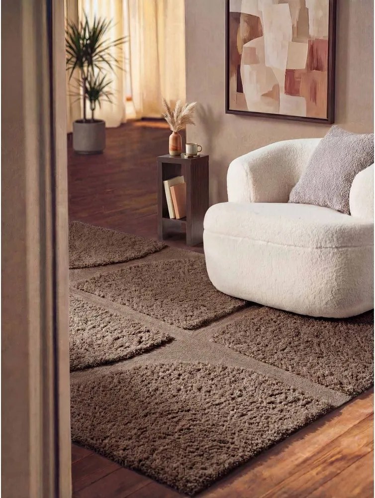 Brązowy dywan tkany ręcznie 160x230 cm Lambeth Jasper – Ted Baker