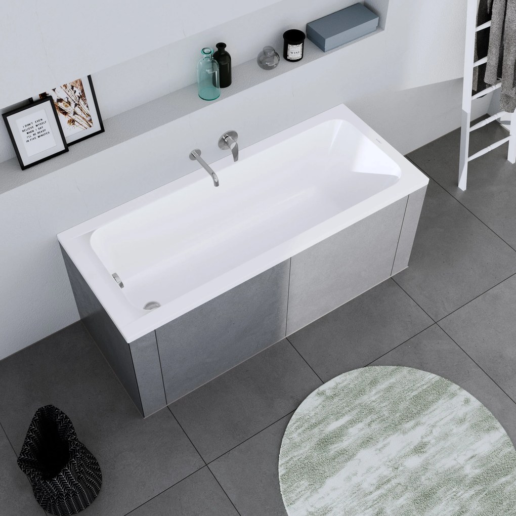 Duravit DuraLavant Rechteck-Badewanne, für Einbau