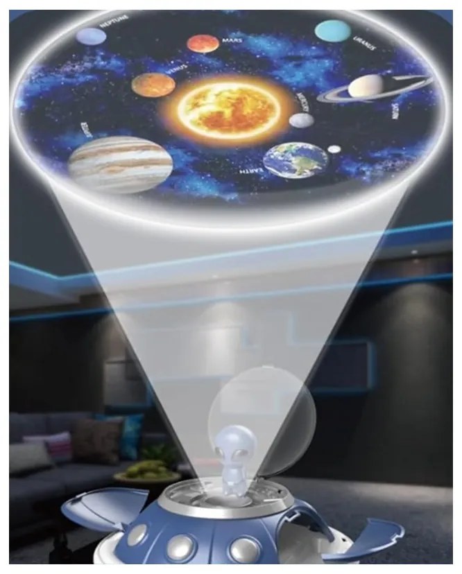 Woopie sklep fast food 3w1 plecak projektor ufo 60 el.