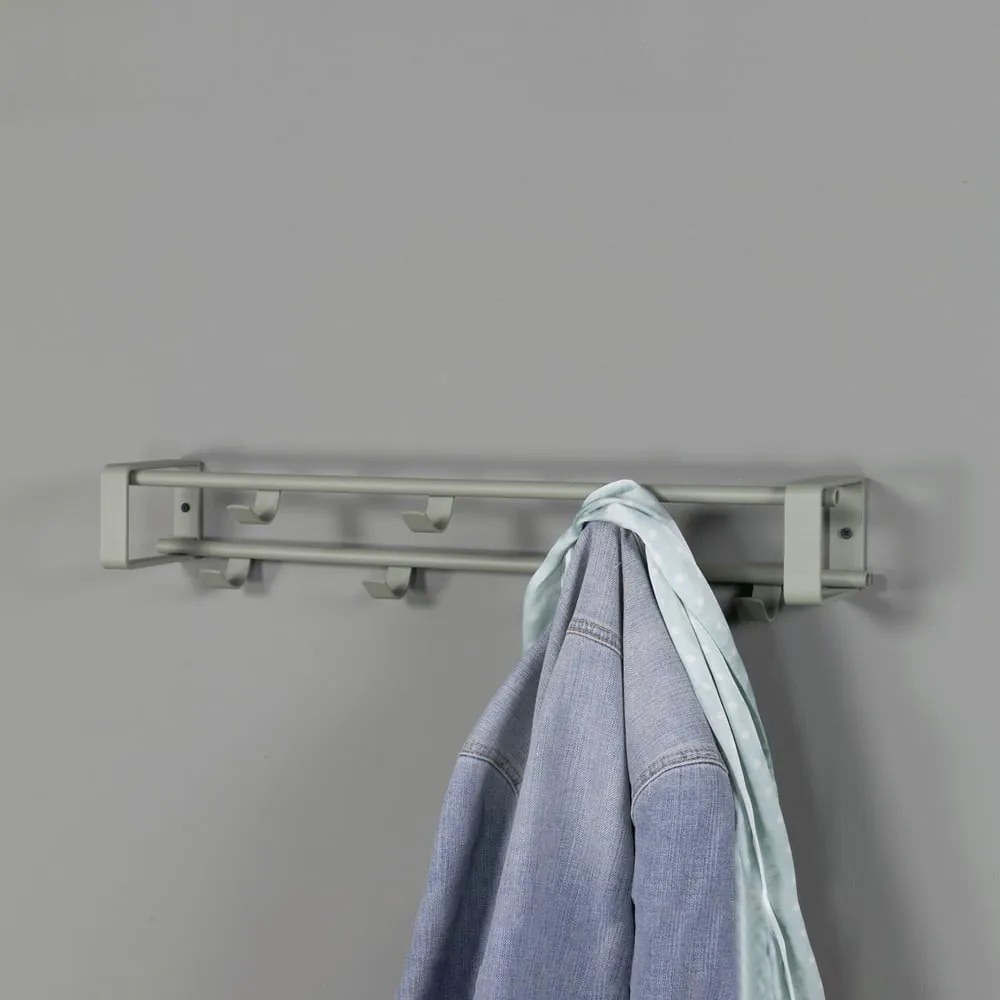 Szarozielony metalowy wieszak ścienny 60 cm Rex – Spinder Design