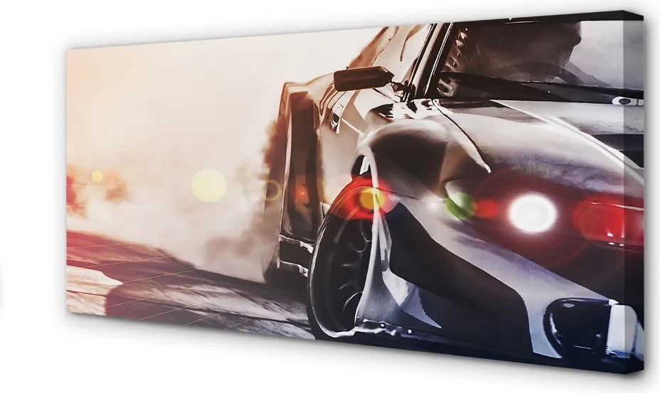 Zdjęcie na płótnie Elegancja Czarnego Auta