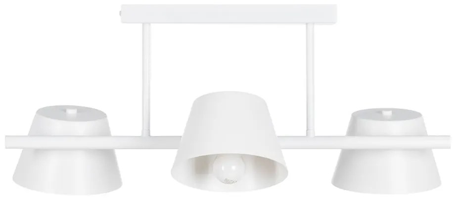 Biała lampa sufitowa 38x62,5 cm Simplico – Ixia