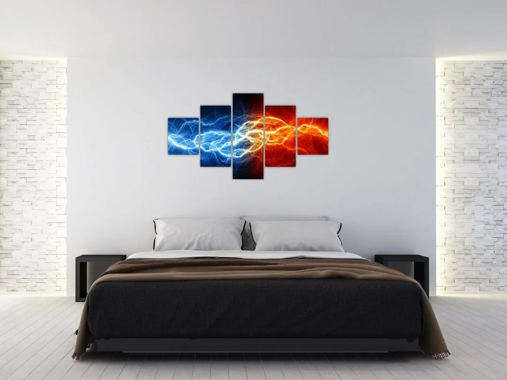Obraz napięcia elektrycznego (125x70 cm)
