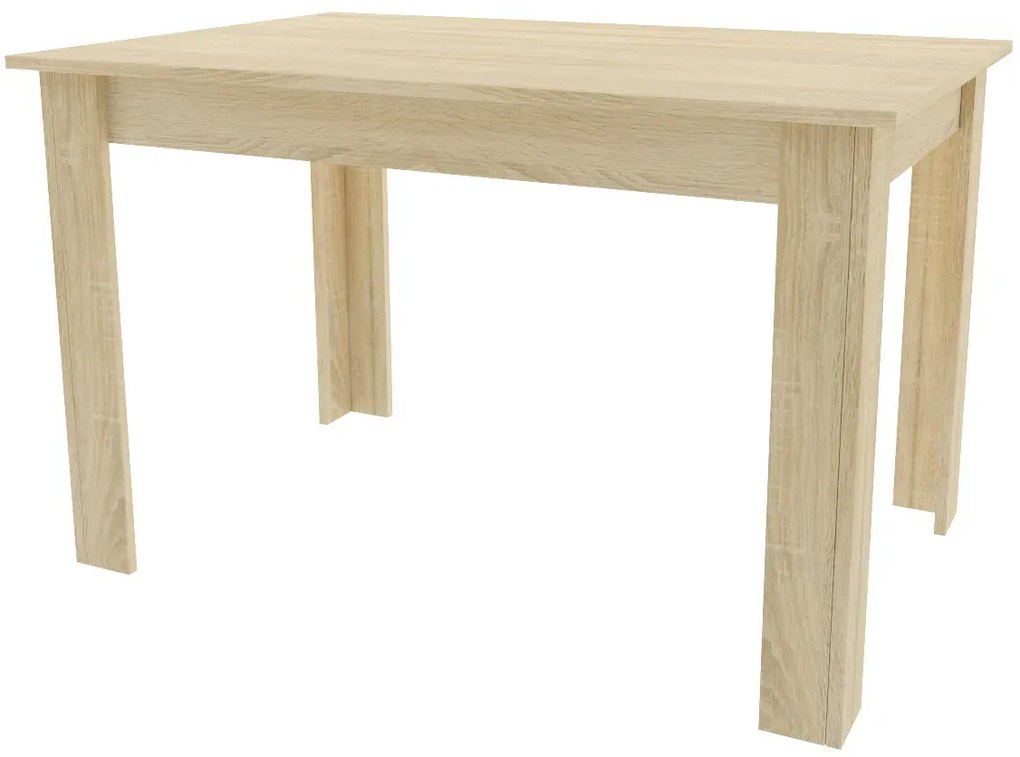 Prostokątny stół do jadalni skandynawskiej dąb sonoma L7-Z48