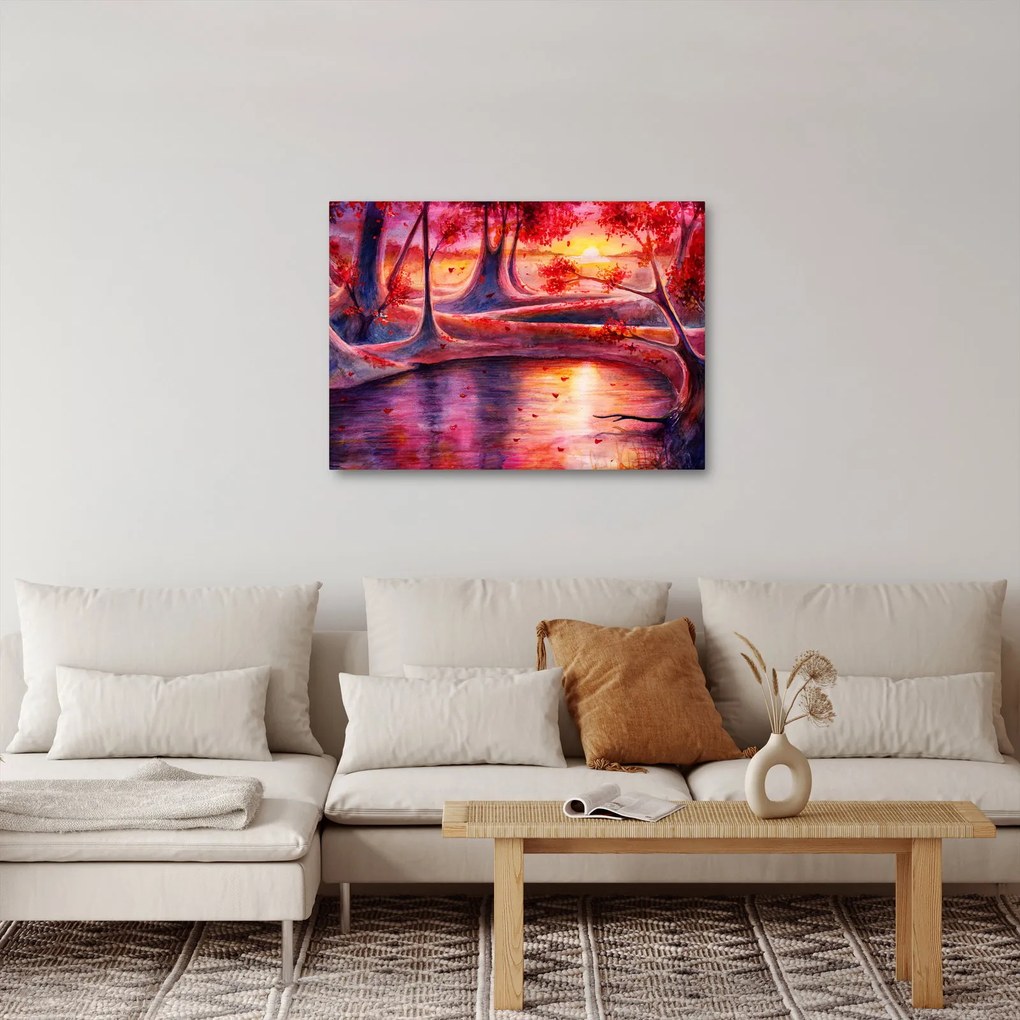 Obraz magicznego lasu (70x50 cm)