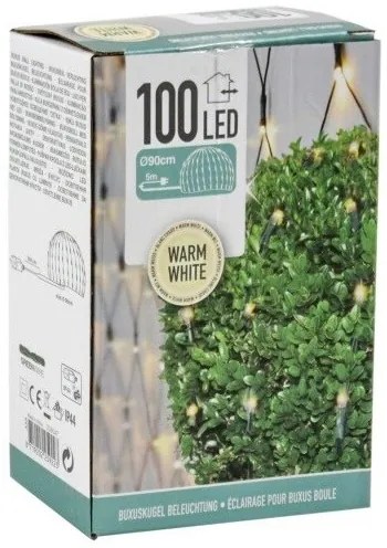 Sieć świetlna ze światełkami LED, śr. 90 cm, 100 LED