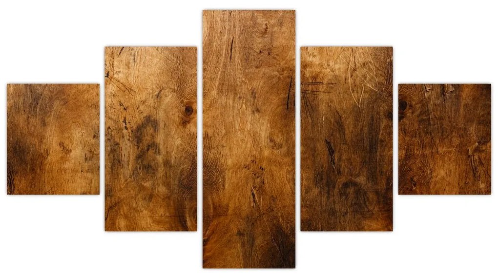 Obraz - Detal drewna (125x70 cm)