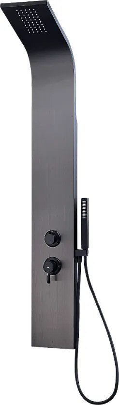 Essegun panel prysznicowy mechaniczny metaliczny szary - Essebagno