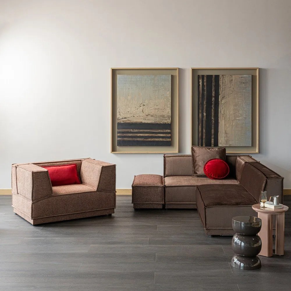 Okrągły stolik z połyskiem ø 40 cm Orivo – WOOOD