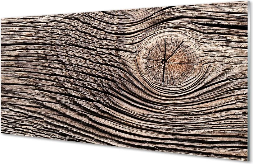 Panel szklany do Kuchni Słoje Drewna w Zbliżeniu