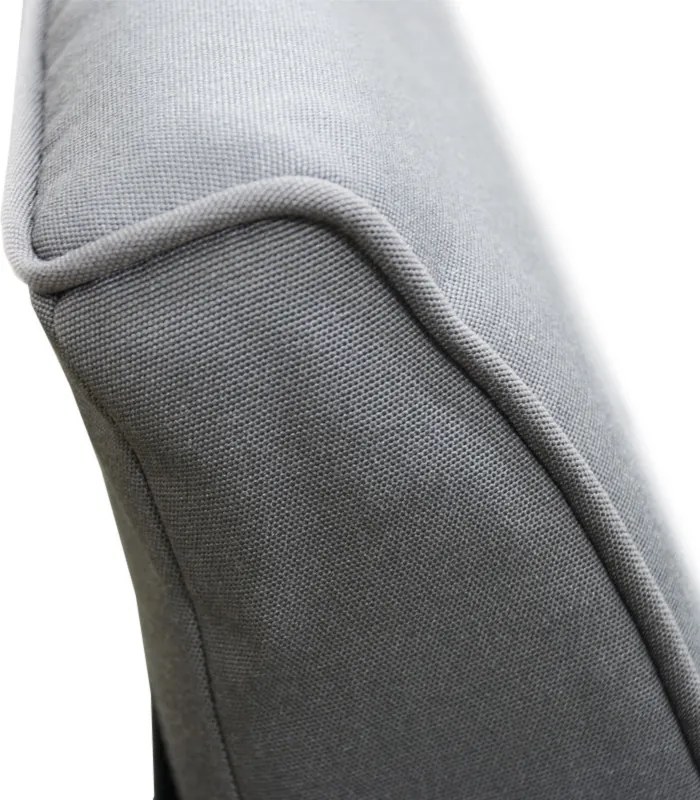 Doppler BELLARIA LOUNGE ogrodowy zestaw wypoczynkowy 2+1 czarny/szary