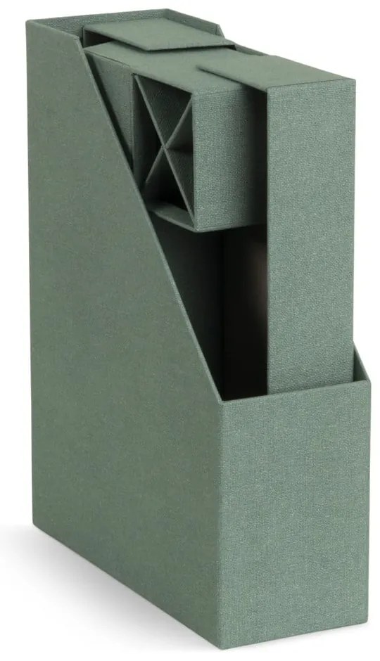 Kartonowe organizery zestaw 4 szt. Hugo Canvas Paper Laminate – Bigso