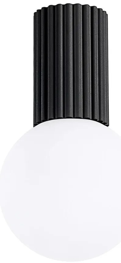 Czarny nowoczesny plafon - K598- M3-W23