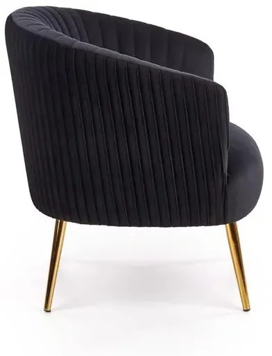 Fotel CROWN czarny HALMAR