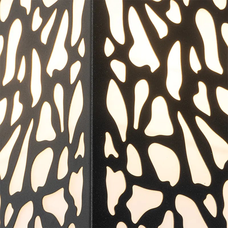 Nowoczesna zewnętrzna lampa ścienna czarna IP44 - Nicole