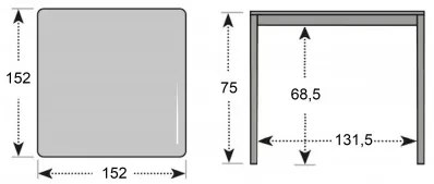 PRATO YELMO ALU - aluminiowy zestaw ogrodowy 6+1