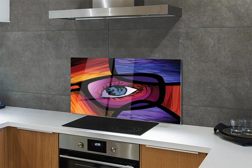 Panel nad Blat Kuchenny Artystyczna Wizja Oka