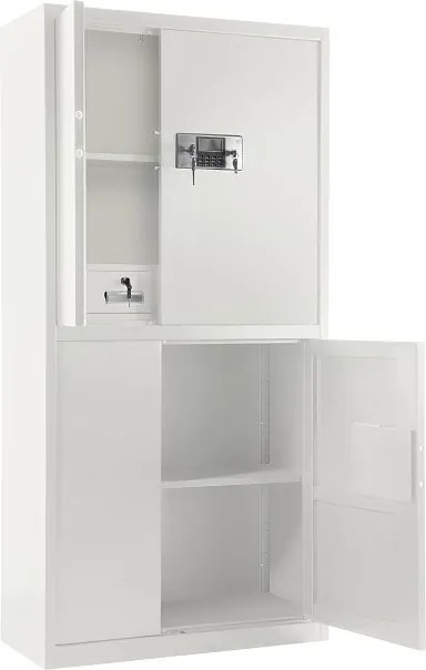 Szafa biurowa z dwoma zamkami elektrycznymi XD-032