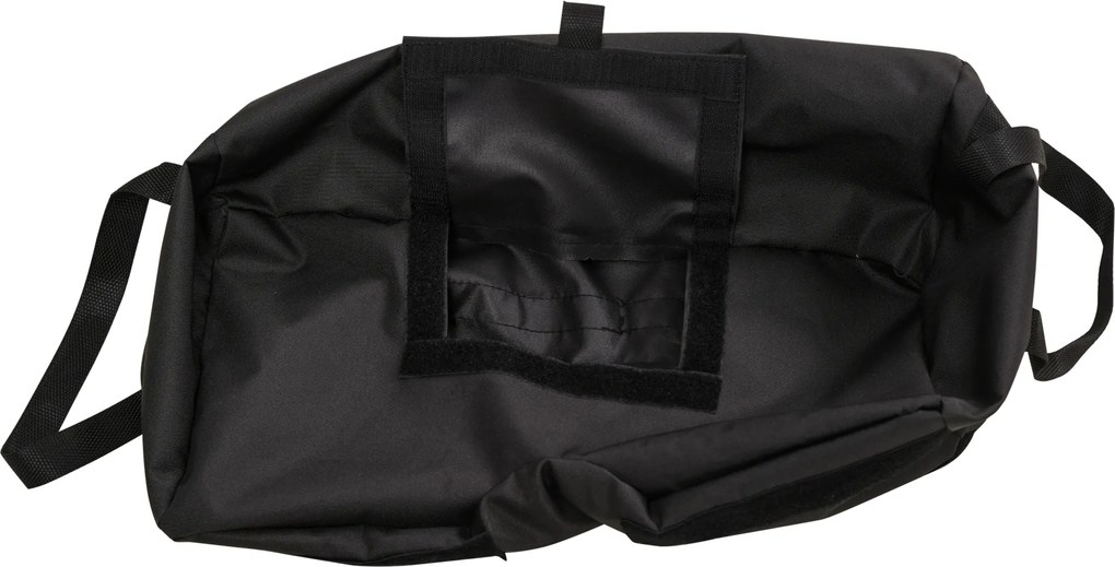 Outsunny Stojak Na Parasol 3-częściowy Czarny Z Worek Do Piasku Wytrzymały i Praktyczny Do Ogrodu | Aosom PL