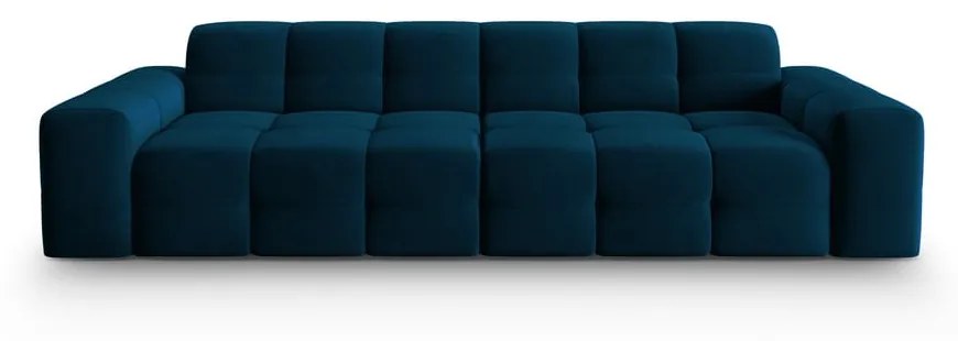 Ciemnoniebieska aksamitna sofa 255 cm Kendal – Micadoni Home