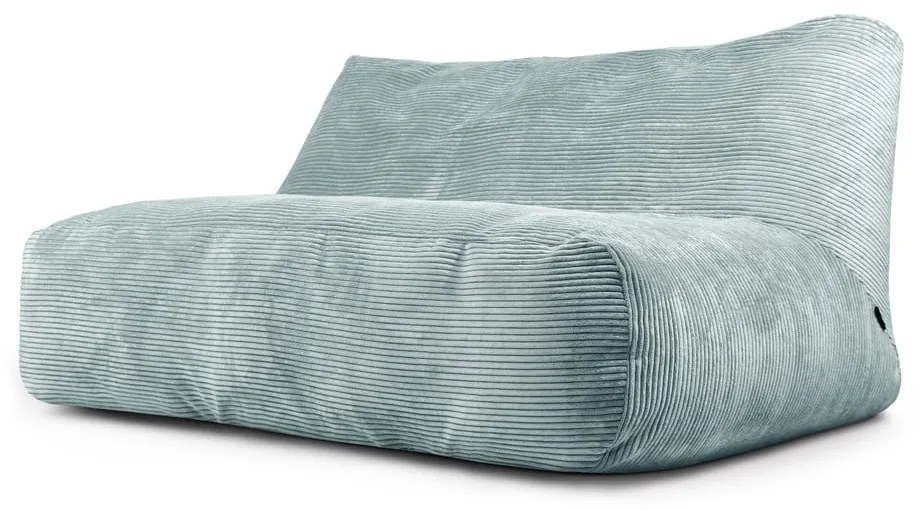 Miętowy sztruksowy worek do siedzenia Sofa Tube 160 – SLOWDOWN