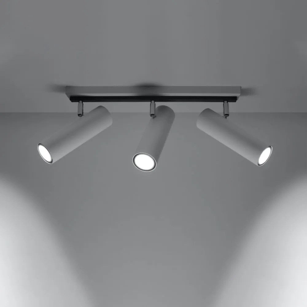 Biała lampa sufitowa 6x45 cm Mira – Nice Lamps