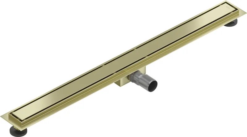 Mexen Flat M13 odpływ liniowy 2w1 80 cm, złoty szczotkowany - 1A10080-15