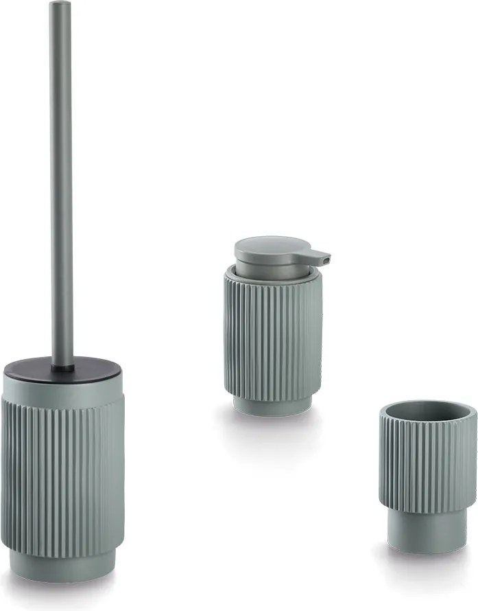 Prążkowany kubek z poliresinu STRIPES, Ø 8 cm