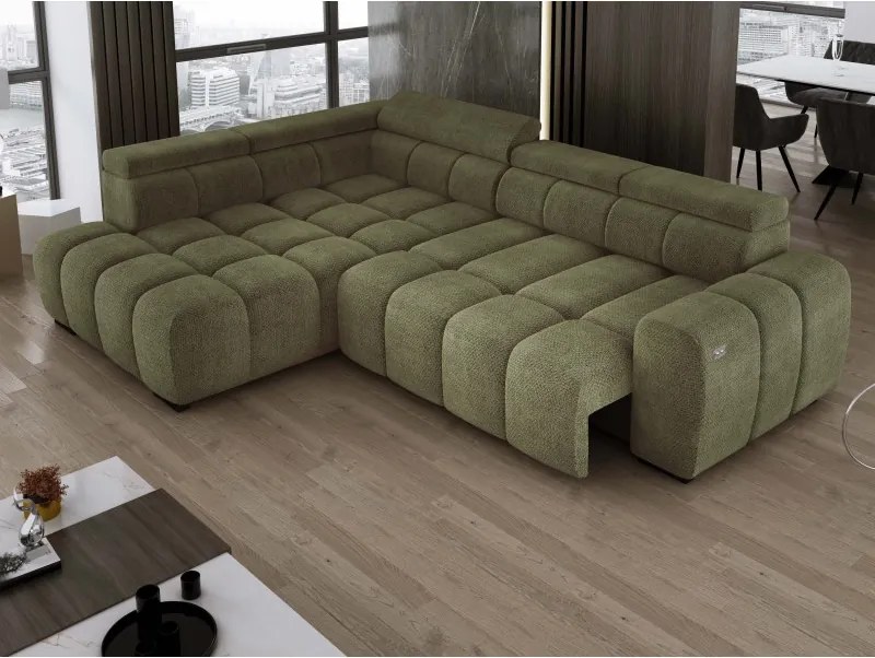 Narożnik BULL L Lewostronny z Elektryczną Regulacją EDEN 12 WERSAL