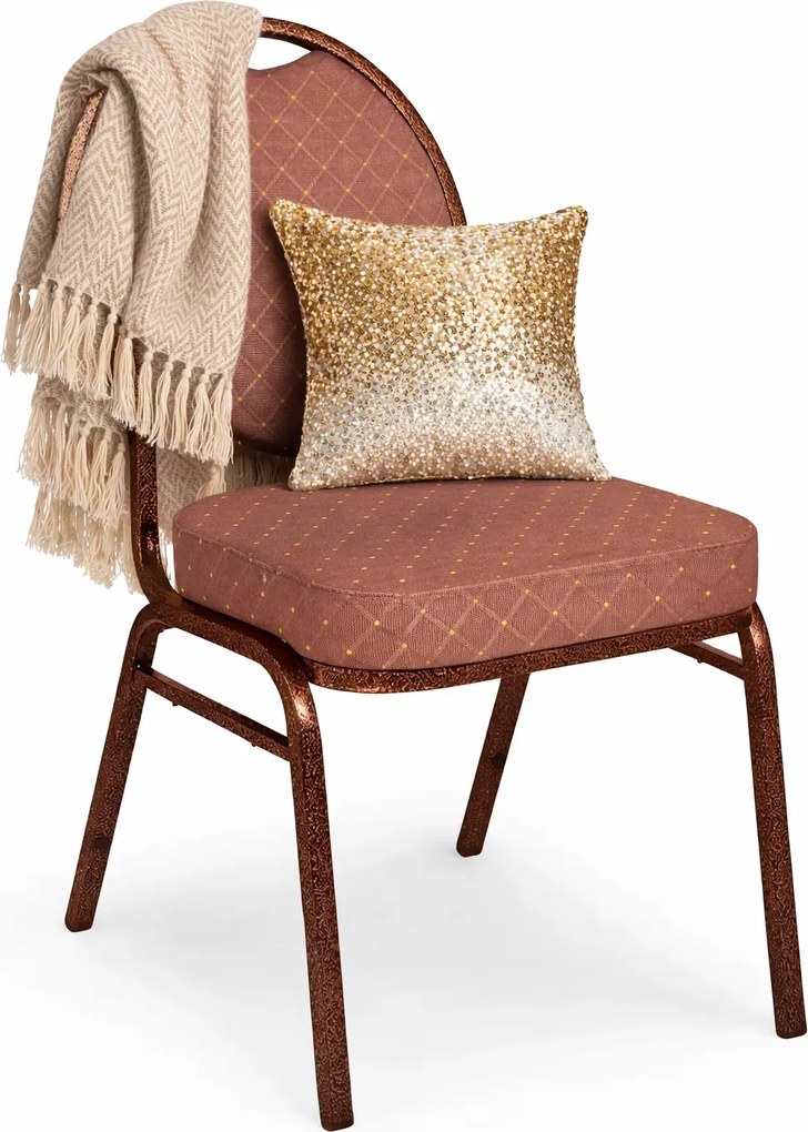 Brązowe krzesło do sali bankietowej F7-A80