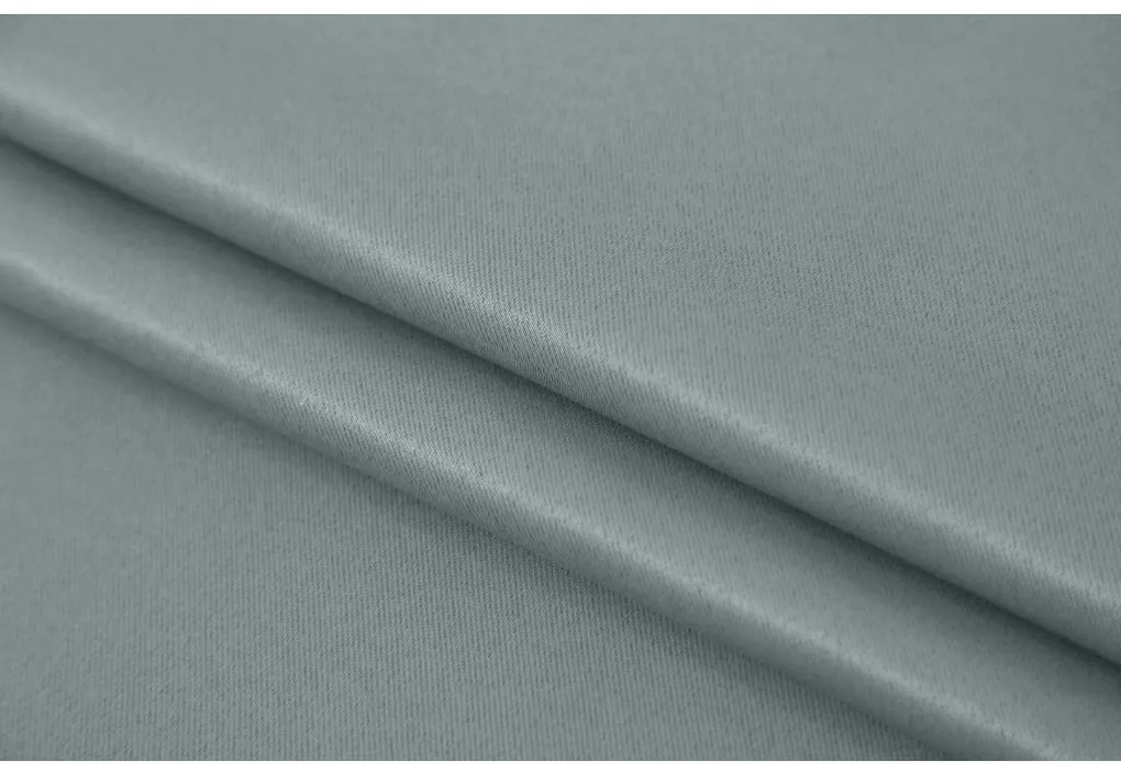 Miętowa zasłona OXFORD 140x250 cm Zawieszanie: Metalowe pierścienie