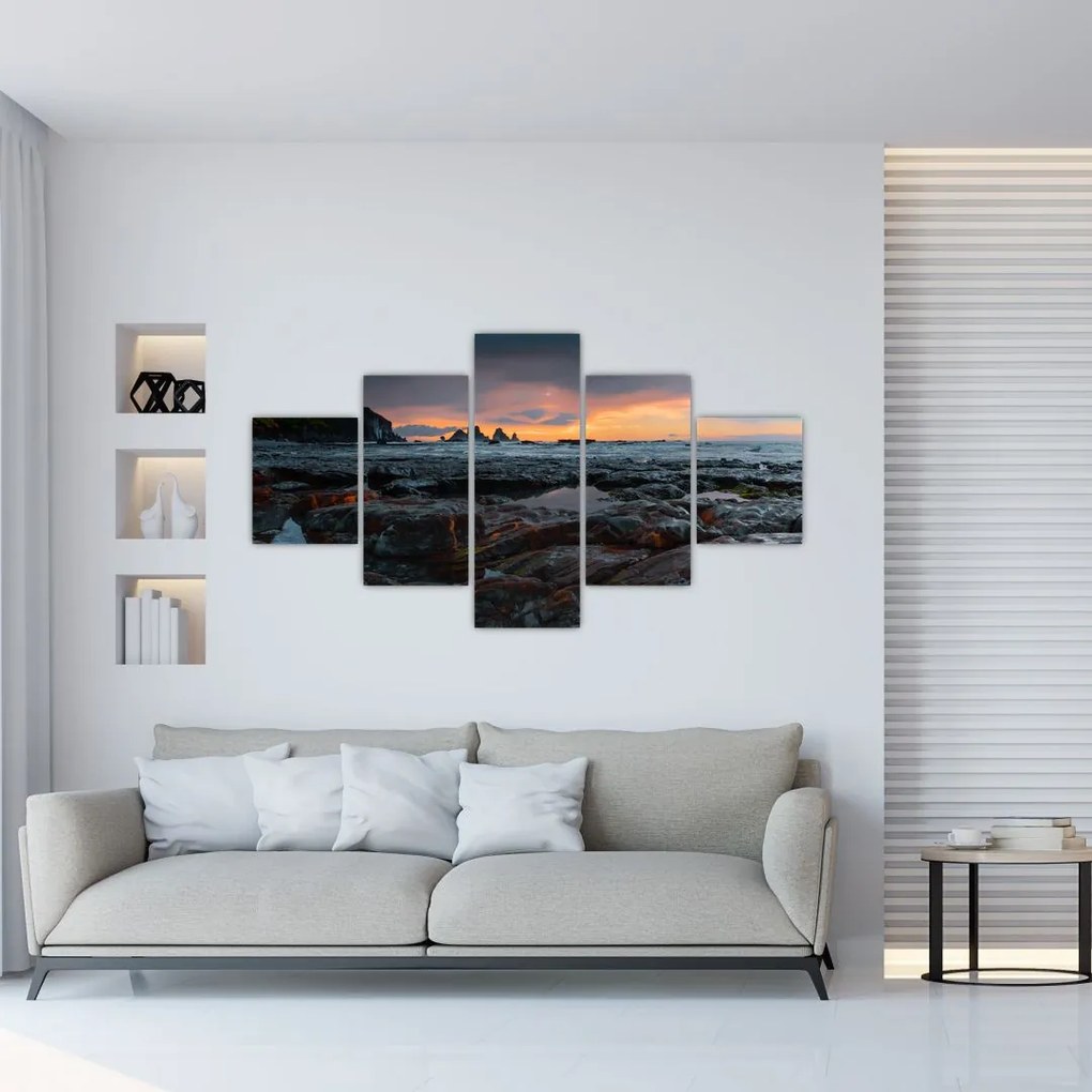 Obraz - krajobraz w Nowej Zelandii (125x70 cm)