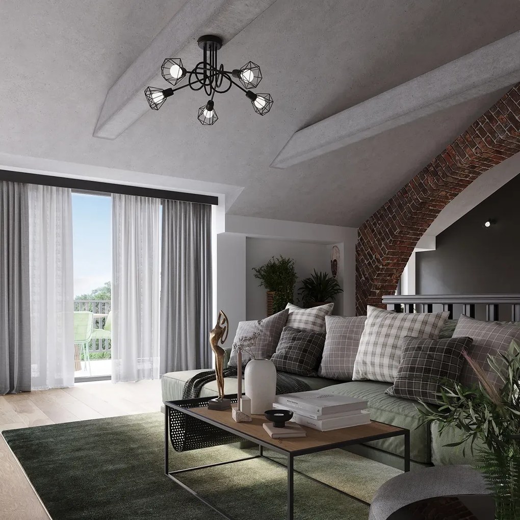 Listwa oświetleniowa ARTEMIS 2 czarna SOLLUX  LIGHTING