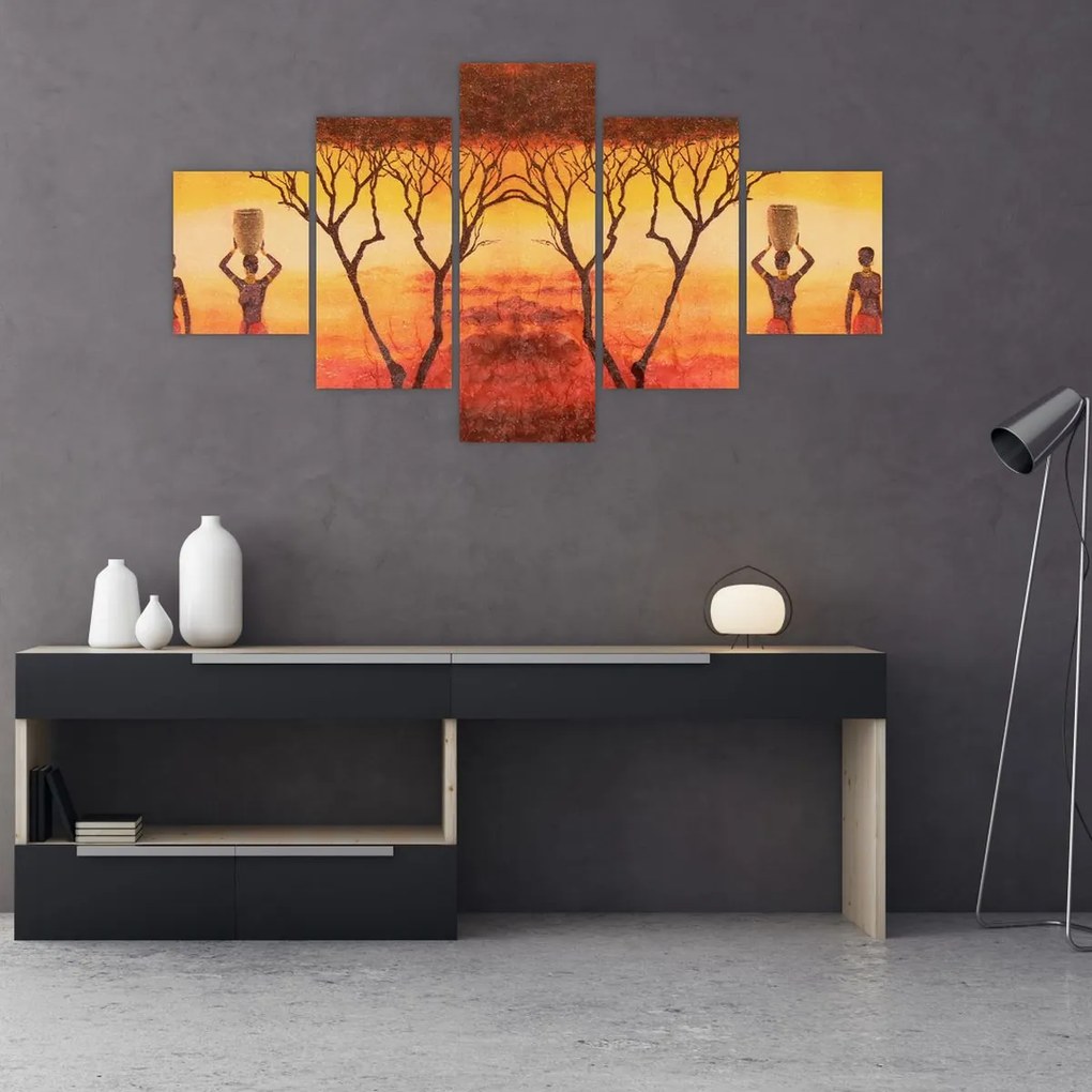 Obraz - Afrykańska sawanna (125x70 cm)