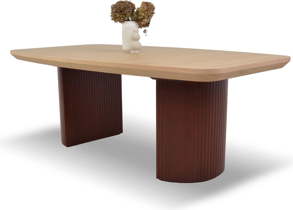 Stół rozkładany LINEA Dąb do Salonu Jadalni 200-300 x 110 x 76 cm, Owalny