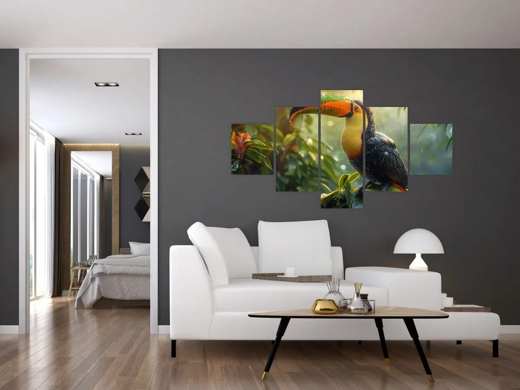 Obraz - Tukan (125x70 cm)