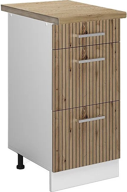 Szafka dolna do kuchni dąb rzemieślniczy 40x60x81.6 r-line