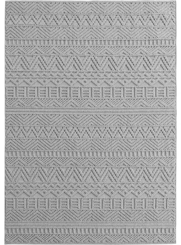 Dywan nowoczesny 3D Helix boho szary 240 cm x 340 cm