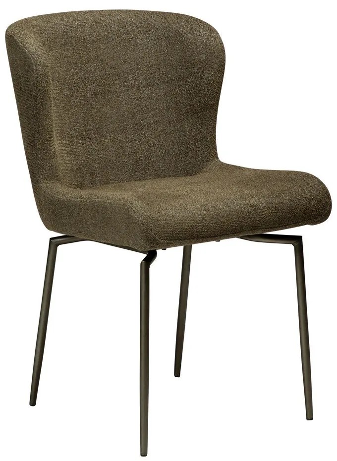 Tapicerowane krzesło w kolorze khaki Glam – DAN-FORM Denmark
