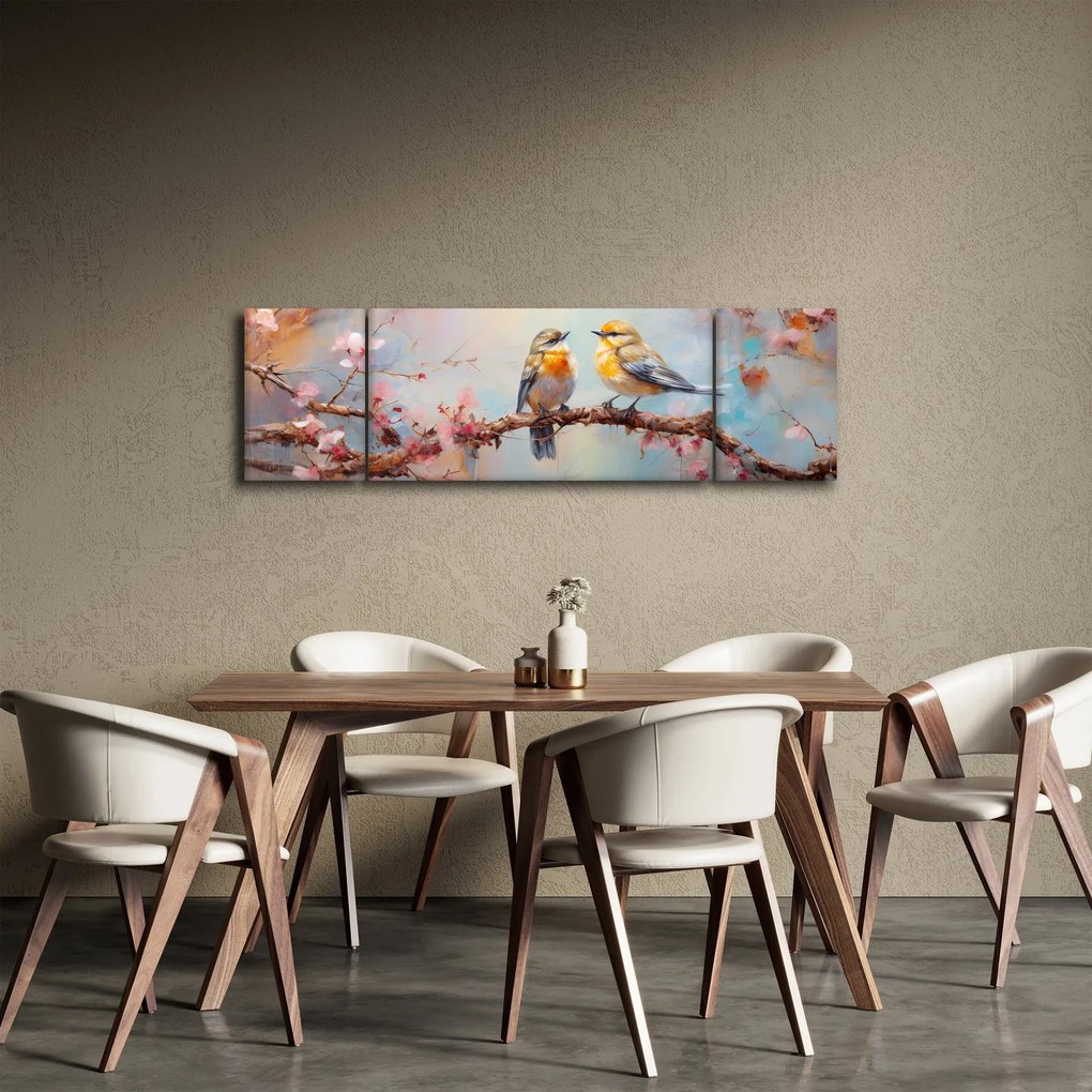 Obraz - Gołąbki (170x50 cm)