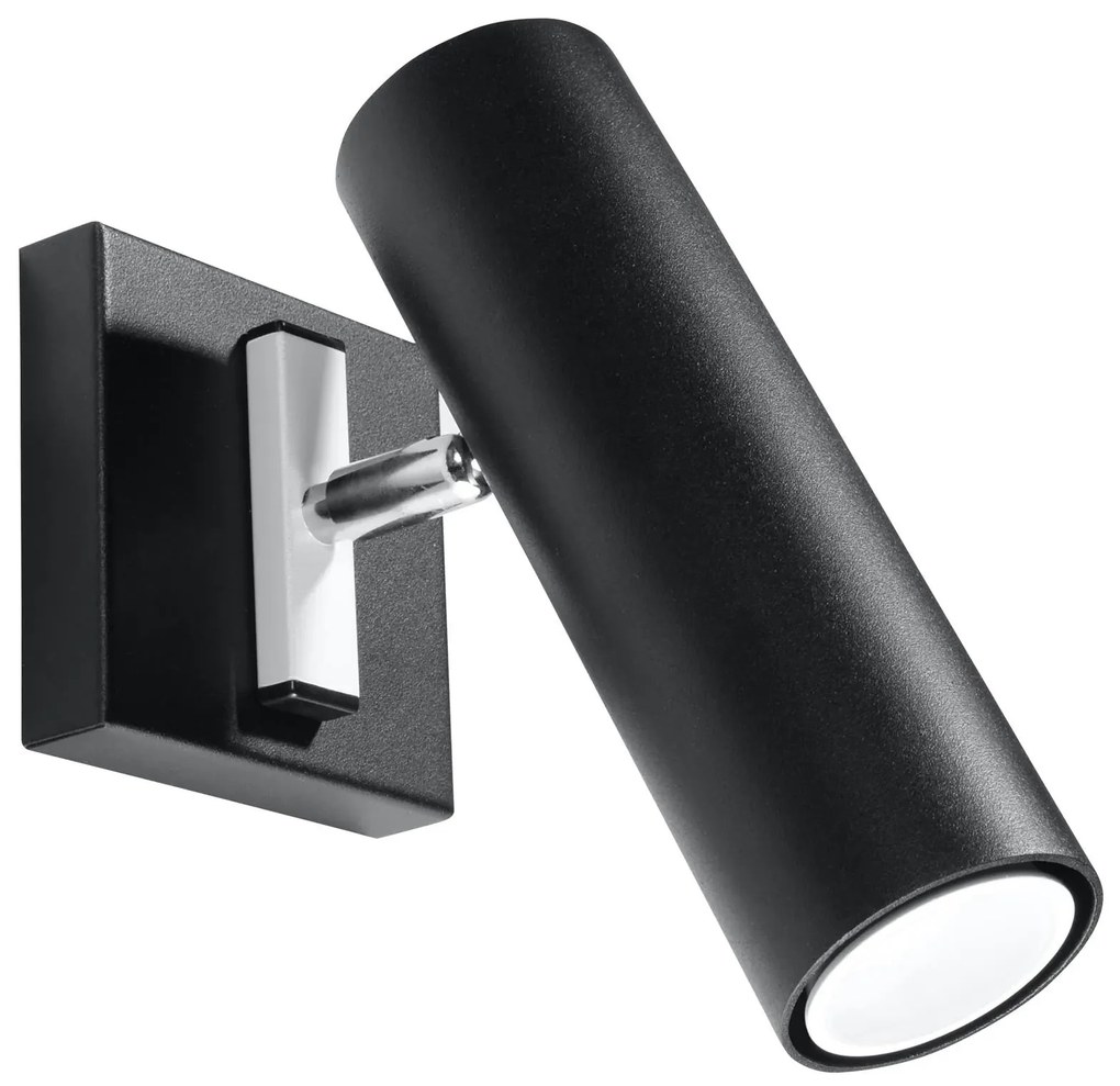 Kinkiet DIREZIONE czarny SOLLUX LIGHTING