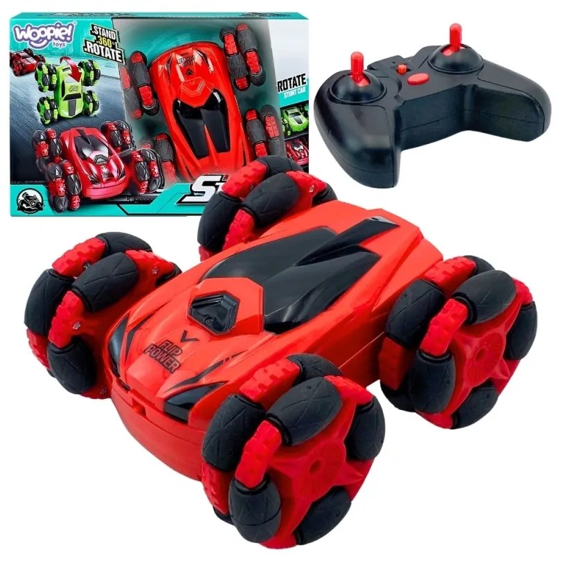 Woopie zdalnie sterowane auto rc akrobata rotacja 360 z pilotem 2,4 ghz